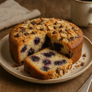 Gateau aux bleuets