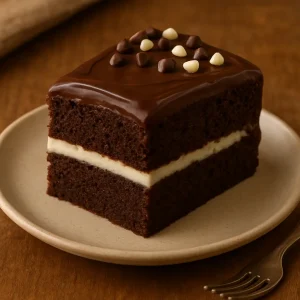 Gâteau duo chocolat