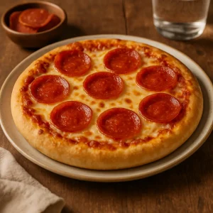 Pizza pepperoni fromage