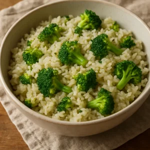 Riz au brocoli